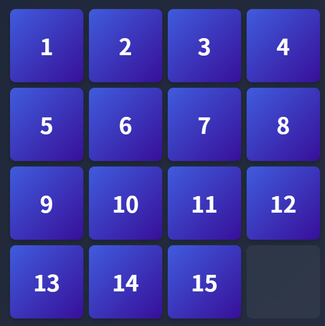 华容道数字拼图游戏 封面